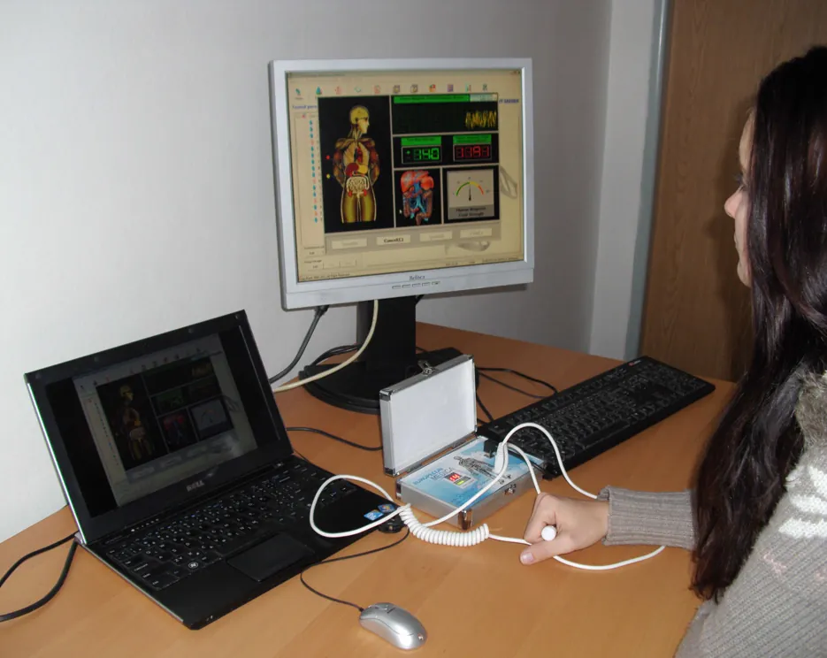 Skenování přístrojem K.O.S.